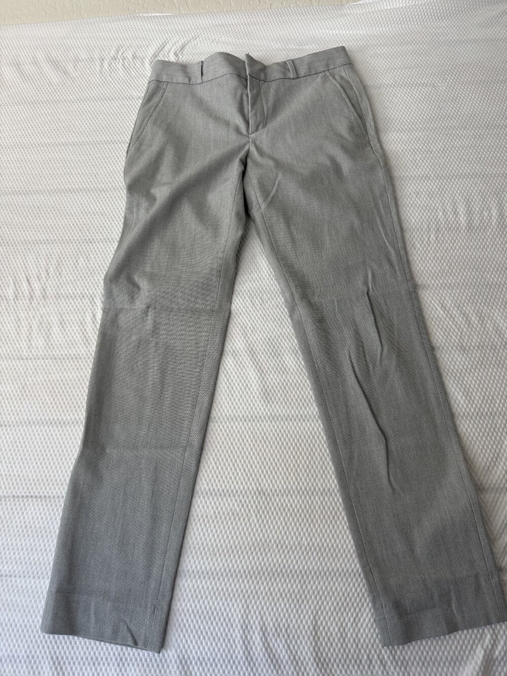 Banana Republic Womens Pants Gray Size 2 Ryan Career Office Polyester Blend